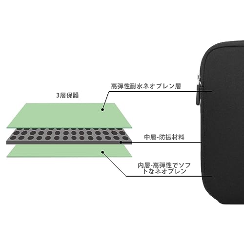 Arvok 13 13.3 14 Inch Laptop Sleeve Case for MacBook Pro/MacBook Air 13-14 inch, Water-Resistant Notebook Chromebook Computer Pouch, Carrying Bag Cover for HP/Dell/Lenovo/Asus/Acer, Black - color: Black, size: 13.3 inch