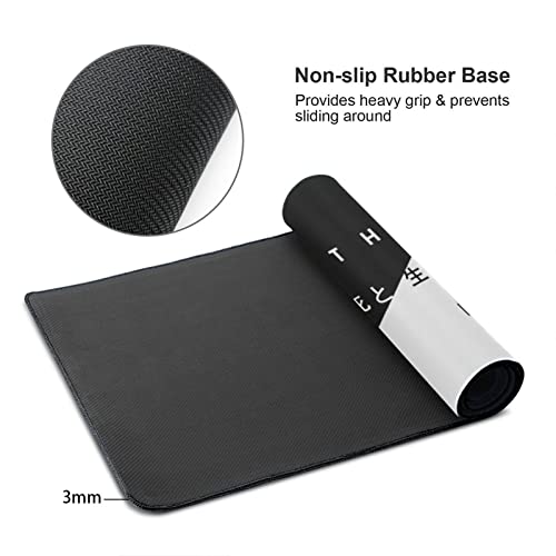 Black and White Cherry Blossom Mouse Pad Gaming Large Mouse Pad Japanese XL Mousepad Extended Long Big Desk Mat Stitched Edges Non-Slip Rubber Base Mice Pad 31.5 X 11.8 Inch - color: Japan CherryBlossom