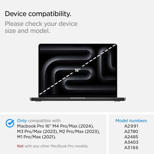 Easy On/Off Magnetic 360° Privacy Screen Filter Compatible with MacBook Pro 16 inch (2026,2024, 2023, 2022, 2021, M5,M4, M3, M2, M1, Pro, Max), Anti Glare Laptop Privacy Screen Shield with Camera Cover - UV block 90% - size: For MacBook Pro 16 Inch(2021-2