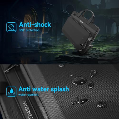 Smatree Heavy Duty Hard Case Compatible for Alienware 18 Area-51/m18/m18 R2, for ASUS ROG Strix G18/Scar 18 2025/2024, Acer Predator Helios 18/Neo 18, MSI Titan 18 HX/Raider 18 HX, HP OMEN Laptop 17 - color: Black-18 Inch