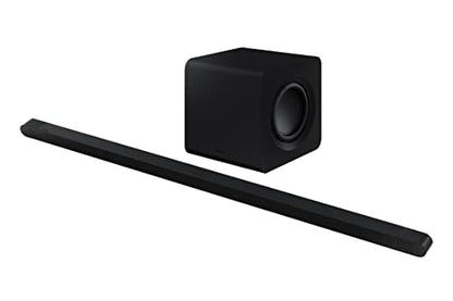 SAMSUNG HW-S800B/ZA 3.2.1ch Soundbar w/ Wireless Dolby Atmos DTS Virtual:X, Ultra Slim Design, Q Symphony, SpaceFit Sound, Airplay 2, Game Pro Mode, Alexa Built-In, 2022, Black - style: HW-S800B