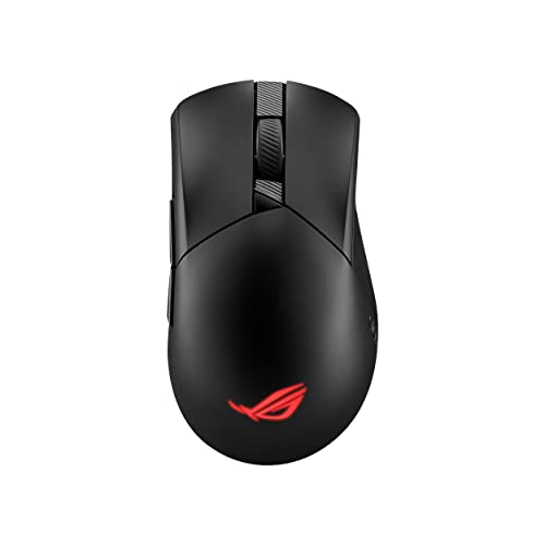 ASUS ROG Gladius III Wireless Aimpoint Gaming Mouse – Right-Handed Ergonomic, 79g, Tri-Mode Connectivity, 36K DPI, up to 119Hr Battery, Hot-Swappable Switches, PC/Mac Support - Black - color: Black, style: Wireless