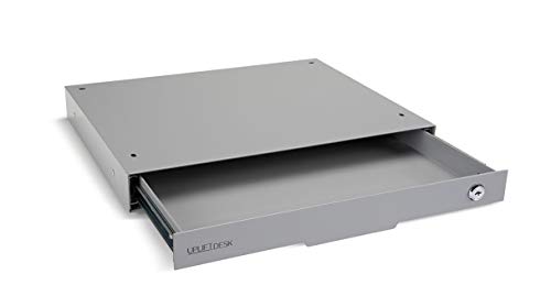 Slim Under Desk Storage Drawer (Gray) by UPLIFT Desk - color: Gray