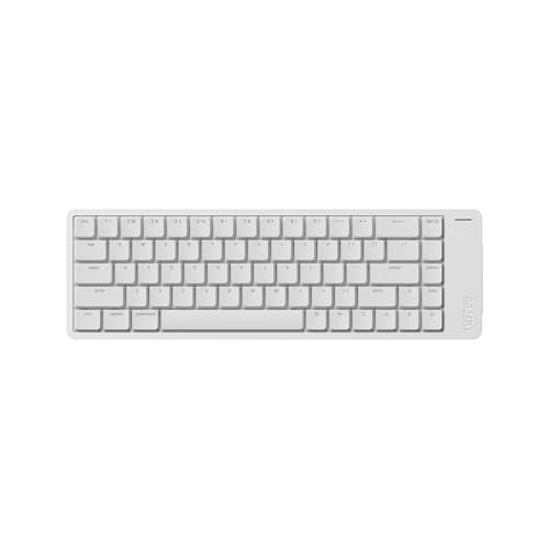 LOFREE Flow2 Low-Profile Mechanical Keyboard, Aluminum Alloy with Surfer Linear Switches, Rechargeable Wireless Keyboards with 3 Mode Connections for Windows, macOS (Silver, 68 Keys) - color: Silver, size: 68 Keys