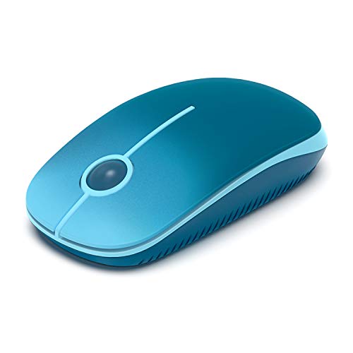 VssoPlor Wireless Mouse, 2.4G Slim Portable Computer Laptop Mouse with Nano Receiver Quiet Silent Optical Mice for Notebook, PC, Laptop, Computer-Gradient Blue - color: Gradient Blue