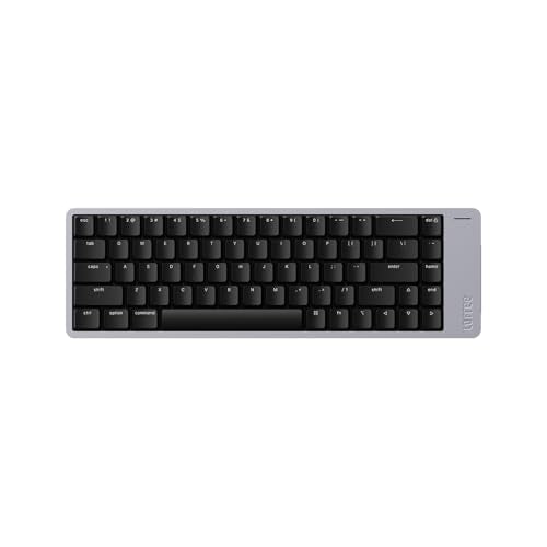 LOFREE Flow2 Low-Profile Mechanical Keyboard, Aluminum Alloy with Pulse Tactile Switches, Rechargeable Wireless Keyboards with 3 Mode Connections for Windows, macOS (Space Gray, 68 Keys) - color: Space Gray, size: 68 Keys