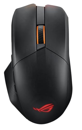 ASUS ROG Chakram X Origin Wireless Gaming Mouse – MMO/MOBA Design, Detachable Joystick, 11 Programmable Buttons Right-Handed, 123g, Tri-Mode Connectivity, 36K DPI, up to 150Hr Battery, PC/Mac Support - style: Chakram X