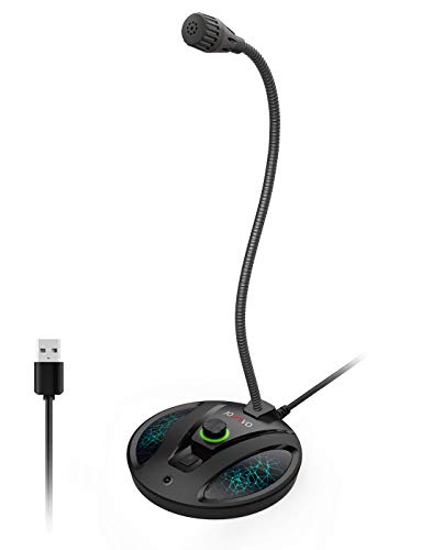 USB Recording Microphone, Computer PC Podcast Condenser Cardioid Mic with Mute Button & LED Indicator for Laptop, Mac, PS4 - Vocal, Podcasting, Skype, YouTube, Streaming (JV603PRO) - color: JV-603PRO