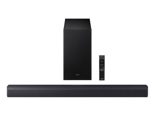 Samsung B-Series Soundbar HW-B550F 2.1 ch DTS Virtual:X Soundbar with Subwoofer (2025 Model) Voice Enhance Mode, Bass Boost, Adaptive Sound - style: HW-B550F