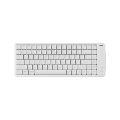 LOFREE Flow2 Low-Profile Mechanical Keyboard, Aluminum Alloy with Void Linear Switches, Rechargeable Wireless Keyboards with 3 Mode Connections for Windows, macOS (Silver with Silence, 84 Keys) - color: Silver with Silence, size: 84 Keys