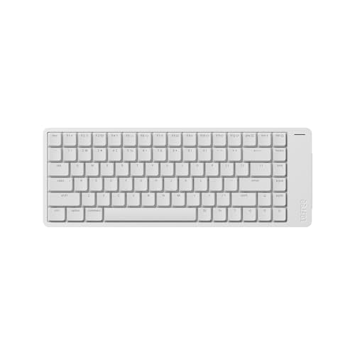 LOFREE Flow2 Low-Profile Mechanical Keyboard, Aluminum Alloy with Surfer Linear Switches, Rechargeable Wireless Keyboards with 3 Mode Connections for Windows, macOS (Silver, 84 Keys) - color: Silver, size: 84 Keys
