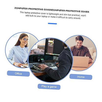 Gadpiparty Clear Laptop Skin Cover Transparent Protective Case Removable Scratch-Resistant Lightweight Design Easy Installation