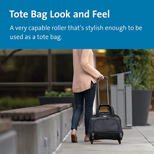Kensington Contour 2.0 Laptop Rolling Bag, Briefcase, Laptop Spinner, Laptop Roller Bag wheeled,15.6”, Water Resistant, Black (K60380WW) - size: 15.6 Inch, style: Laptop Spinner