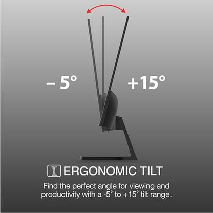 Packard Bell AirFrame 24 " FHD Monitor, 1920x1080, Ultrawide, VESA Mount, Tilt Adjust, HDMI/VGA, Slim Bezel, for Home, Office, and Light Gaming - 2 Pack - size: 24 Inch, style: 2 Pack