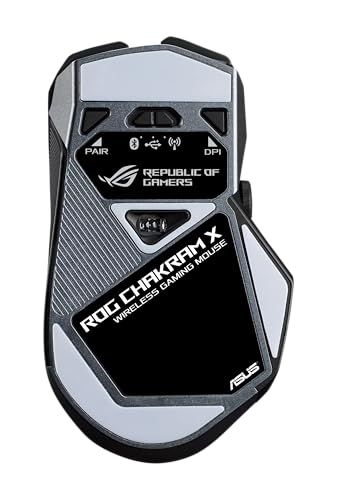 ASUS ROG Chakram X Origin Wireless Gaming Mouse – MMO/MOBA Design, Detachable Joystick, 11 Programmable Buttons Right-Handed, 123g, Tri-Mode Connectivity, 36K DPI, up to 150Hr Battery, PC/Mac Support - style: Chakram X