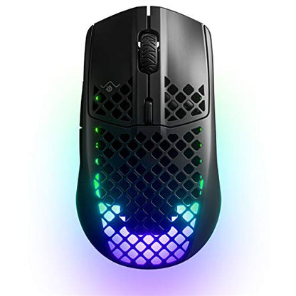 SteelSeries Aerox 3 Wireless - Super Light Gaming Mouse - 18,000 CPI TrueMove Air Optical Sensor - Ultra-lightweight Water Resistant Design - 200 Hour Battery Life - size: Wireless