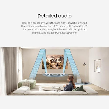 SAMSUNG S801D 3.1.2ch Soundbar w/Wireless Dolby Atmos Audio, Ultra Slim Design, Q-Symphony, SpaceFit Sound Pro, Adaptive Sound, Game Mode Pro with Alexa Built-in, HW-S801D/ZA - style: HW-S801D