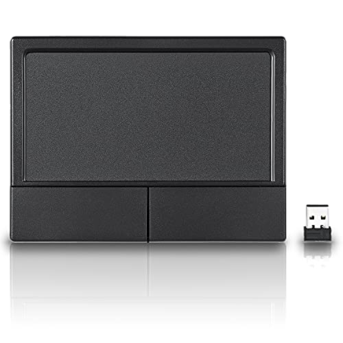Perixx PERIPAD-704 Wireless Touchpad, Portable Track Pad for Desktop and Laptop User, Large Size 4.72x3.54x0.74 inches (Wireless), Black - size: Big - Wireless