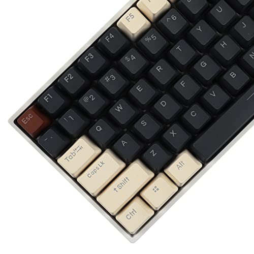 YMDK Double Shot 108 Dyed PBT Shine Through OEM Profile Keycap Rainbow Carbon Sunset Backlit Keycaps for MX Switches Mechanical Keyboard（Only Keycap）（Wild 122 - color: Wild 122