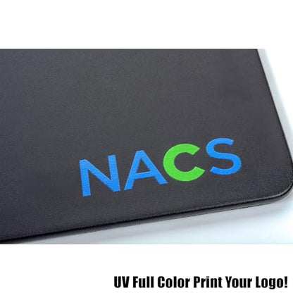 Dacasso Leather Desk Pad Without Side Rails - color: Black Leatherette, size: 24" x 38"