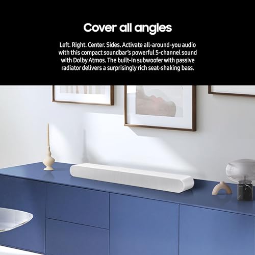 SAMSUNG S61D 5.0ch Soundbar w/Wireless Dolby Atmos Audio, All-in-One Design, Q-Symphony, SpaceFit Sound Pro, Adaptive Sound, Game Mode Pro with Alexa Built-in, HW-S61D/ZA - style: HW-S61D