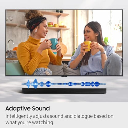 Samsung B-Series Soundbar HW-B750F 5.1 ch Subwoofer (2025 Model) Voice Enhance Mode, Q-Symphony, Adaptive Sound - style: HW-B750F
