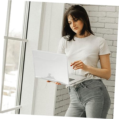 Gadpiparty Clear Laptop Skin Cover Transparent Protective Case Removable Scratch-Resistant Lightweight Design Easy Installation