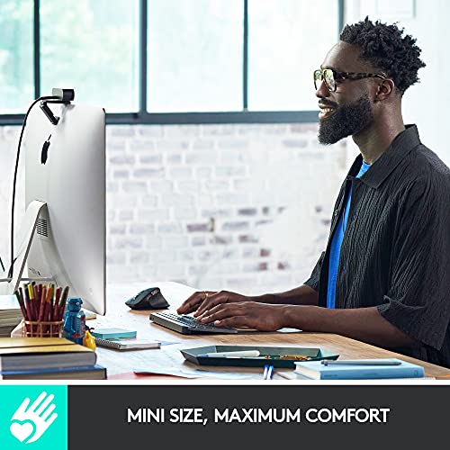 Logitech MX Keys Mini Minimalist Wireless Illuminated Keyboard, Compact, Bluetooth, Backlit, USB-C, Compatible with Apple macOS, iOS, Windows, Linux, Android, Metal Build - Pale Gray - color: Pale Grey, style: MX Keys Mini