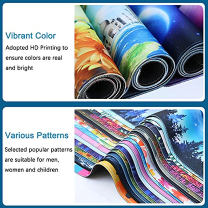 Desk Mat,Large Mouse Pad 35''×15.6'' XXL Extended Gaming Mouse Pad Mat with Non-Slip Base Stitched Eges Mousepad for Computer,Office,Keyboard and Laptop - Sea Shell - color: C5-Sea Shell